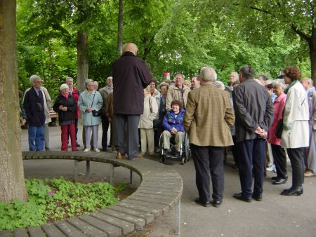 Begrung in Schwbisch Gmnd zur Stadtfhrung