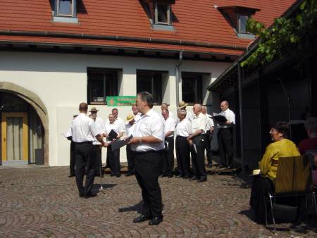 Rdiger bei der Begrung