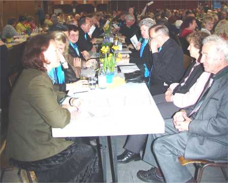 Warten auf den Auftritt