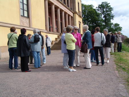 Beim Warten auf die Schlossfhrung