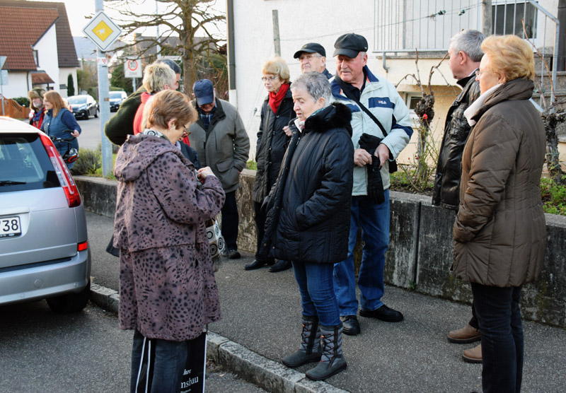 Sammeln zum Abmarsch