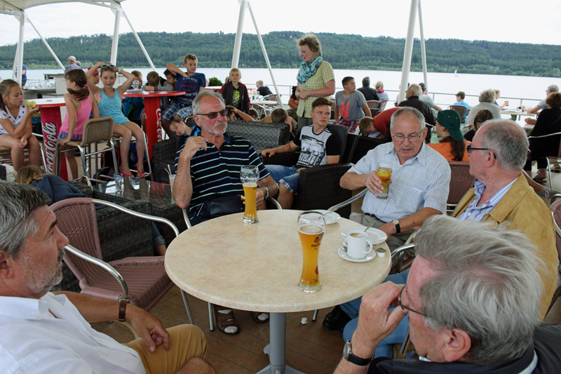 Seerundfahrt mit dem Trimaran auf dem gro�en Brombachsee